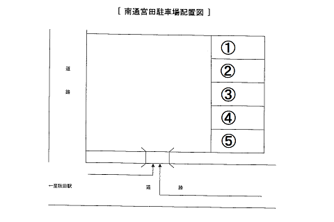 南通宮田駐車場配置図